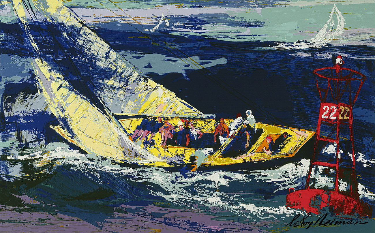 America's Cup, Intrepid vs. Gretel II – LeRoy Neiman