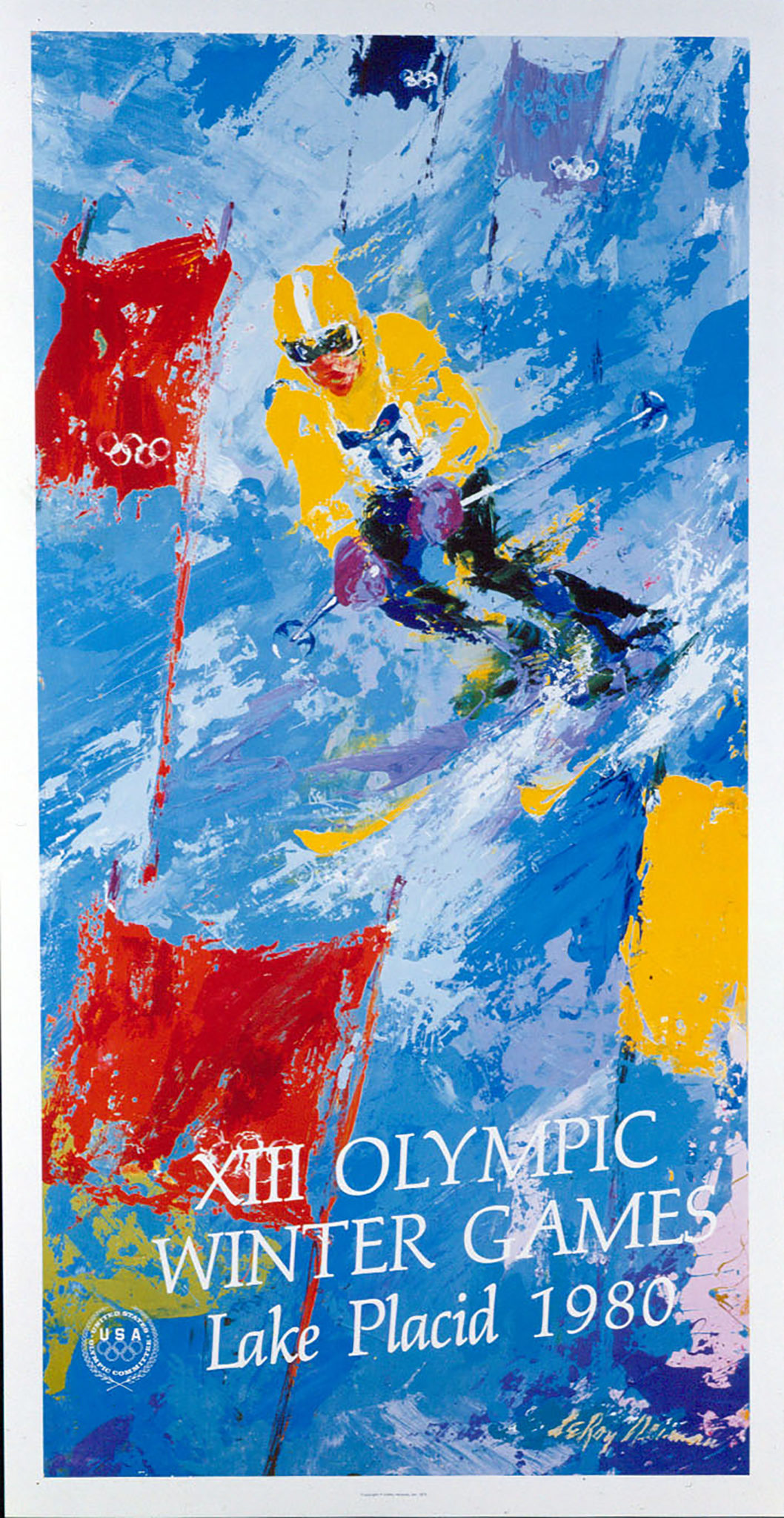 XIII Olympic Winter Games Lake Placid 1980 poster