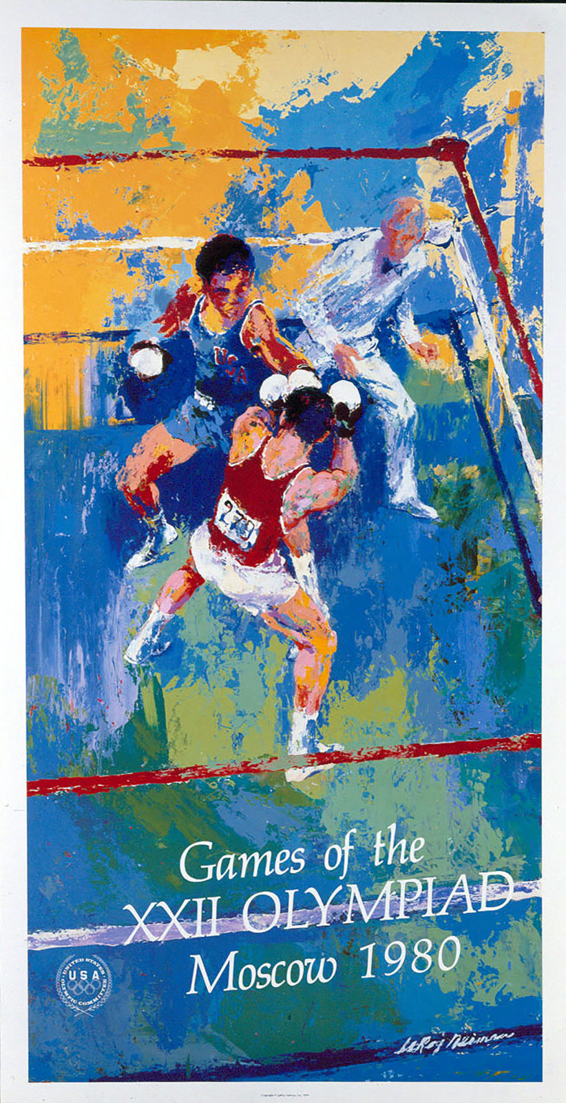 Games od the XXII Olympiad Moscow 1980 poster