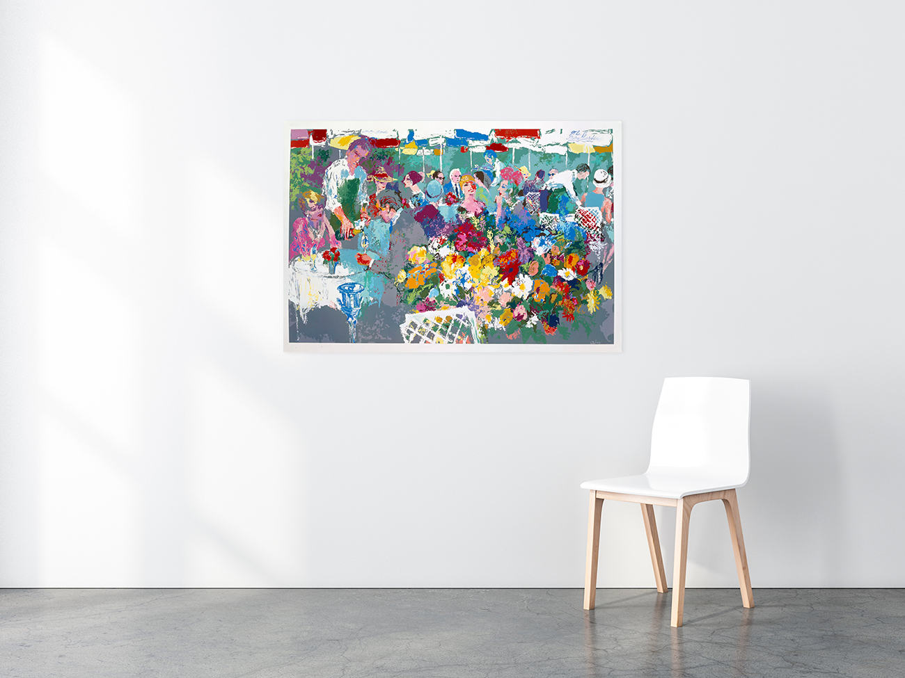 Bistro Garden print in situ