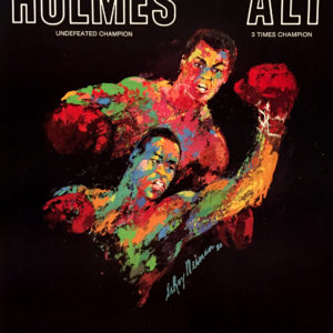 Holmes vs. Ali 1980 Boxing poster