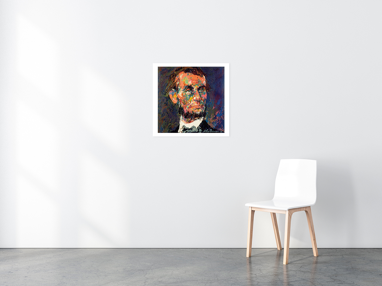 abraham lincoln modern painting