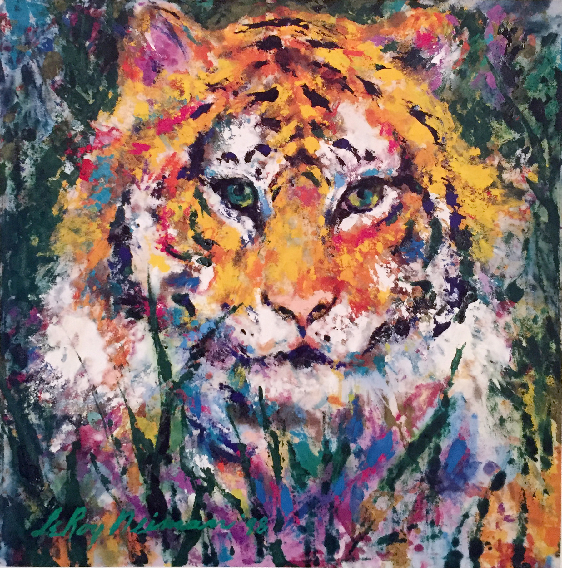 Portrait of a Tiger – LeRoy Neiman