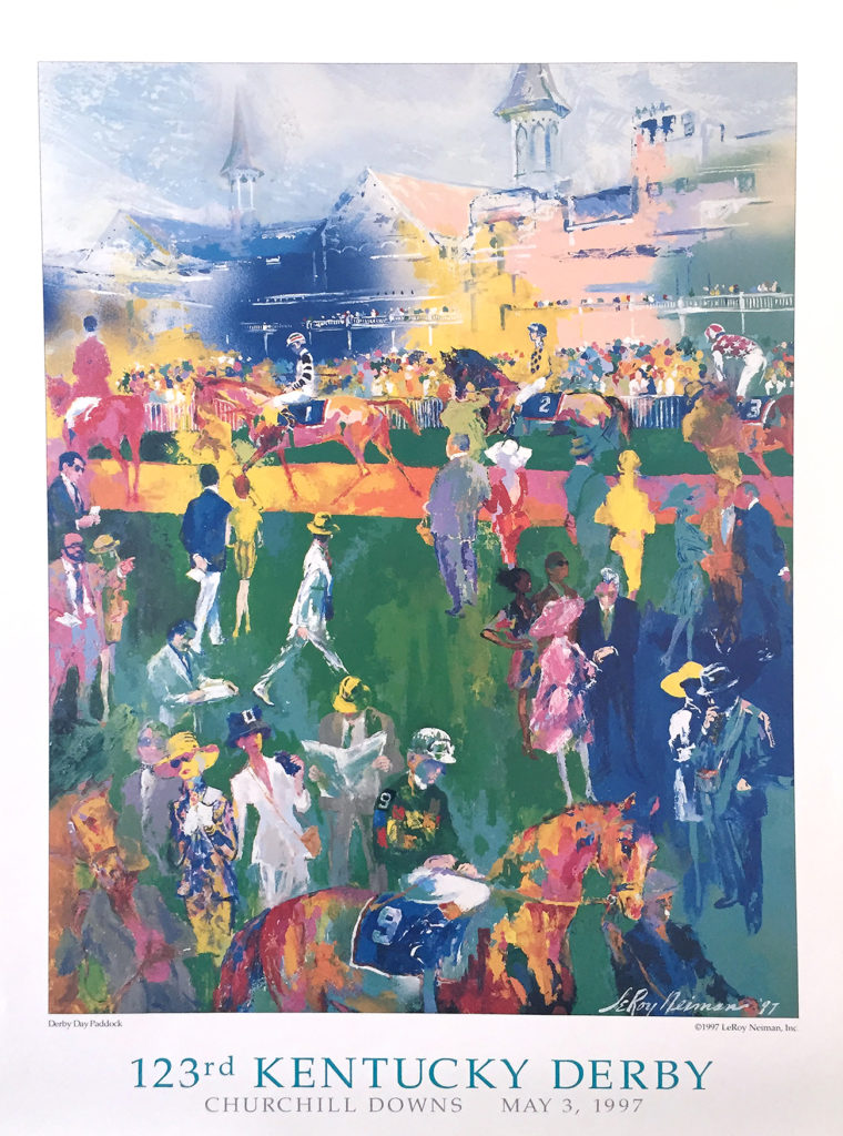 Derby Day Paddock poster