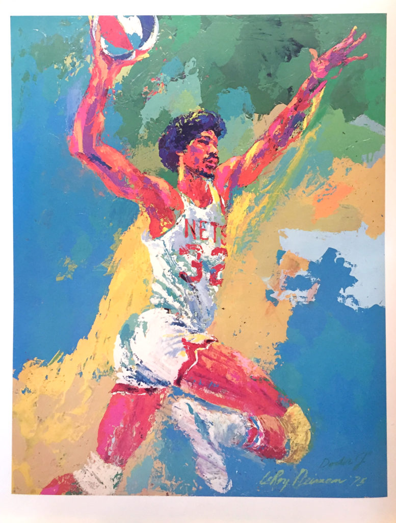 Dr. J Basketball poster