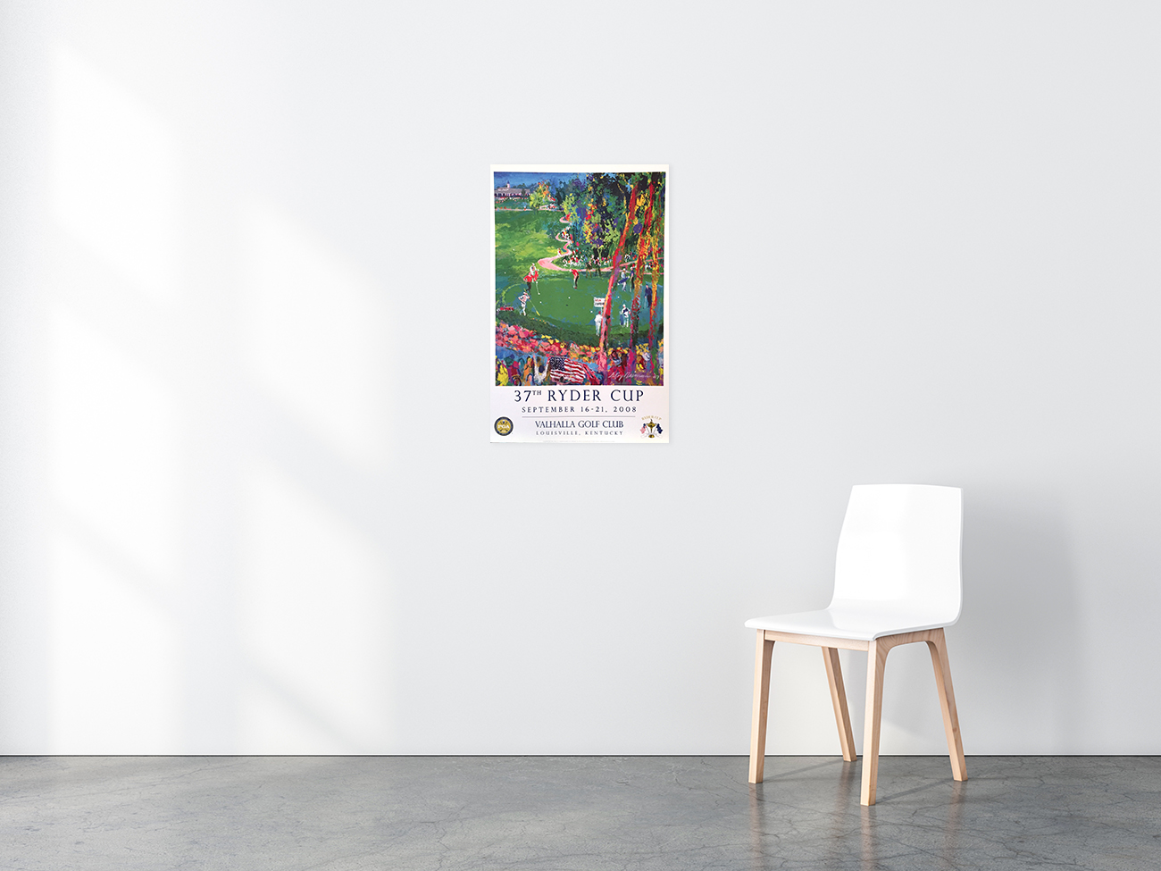 37th Ryder Cup poster in situ