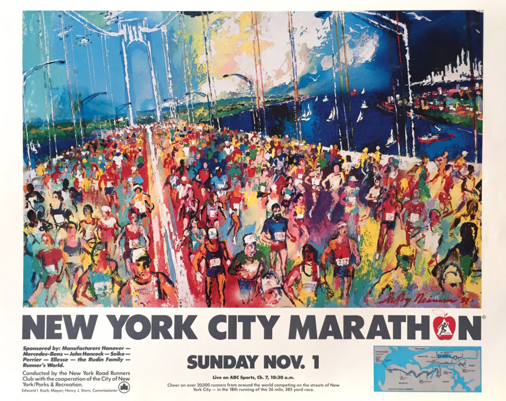 New York City Marathon 1987 poster