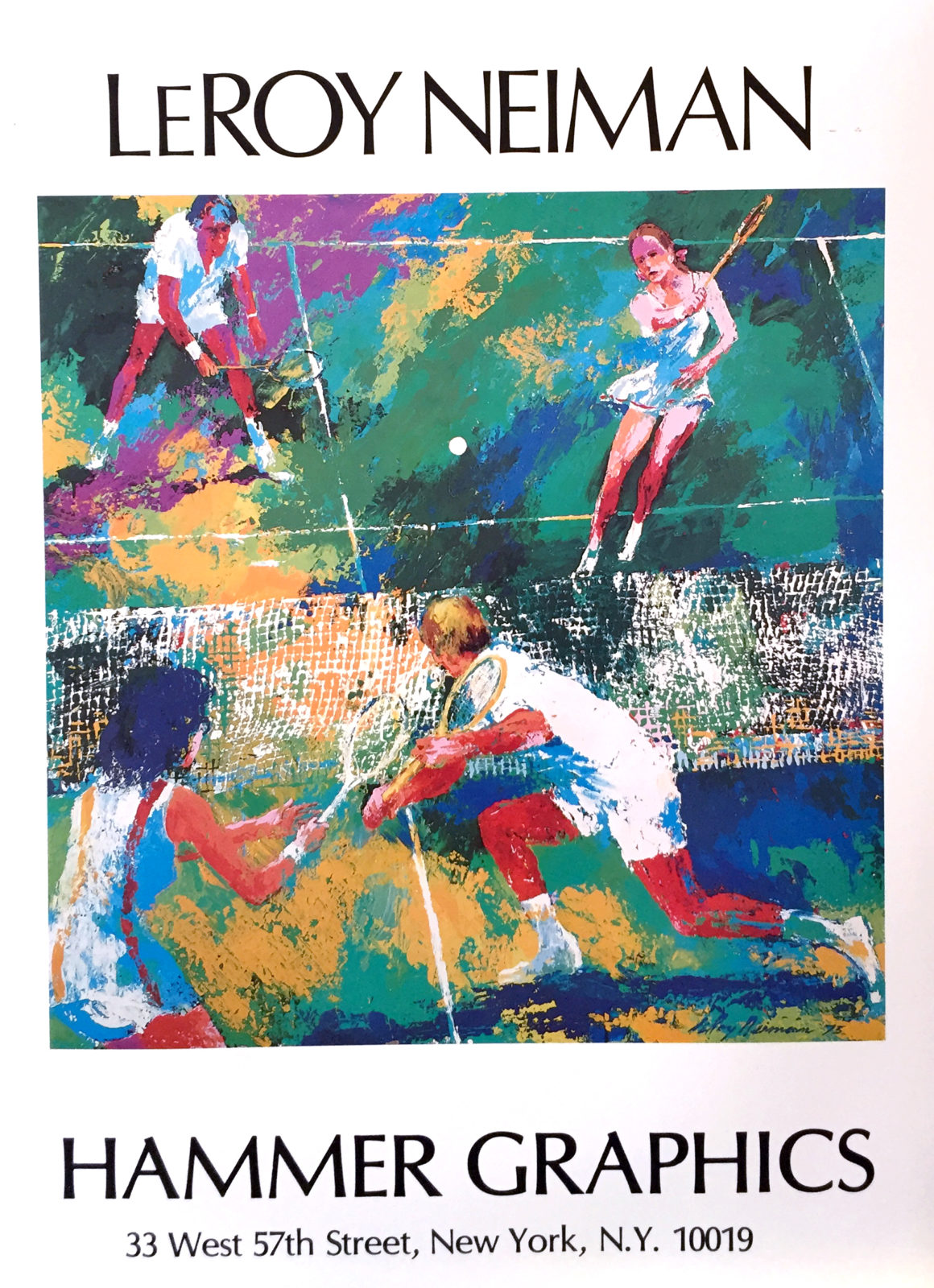 Mixed Doubles Tennis poster