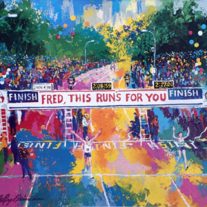 Fred, This Run's for You Marathon Finish
