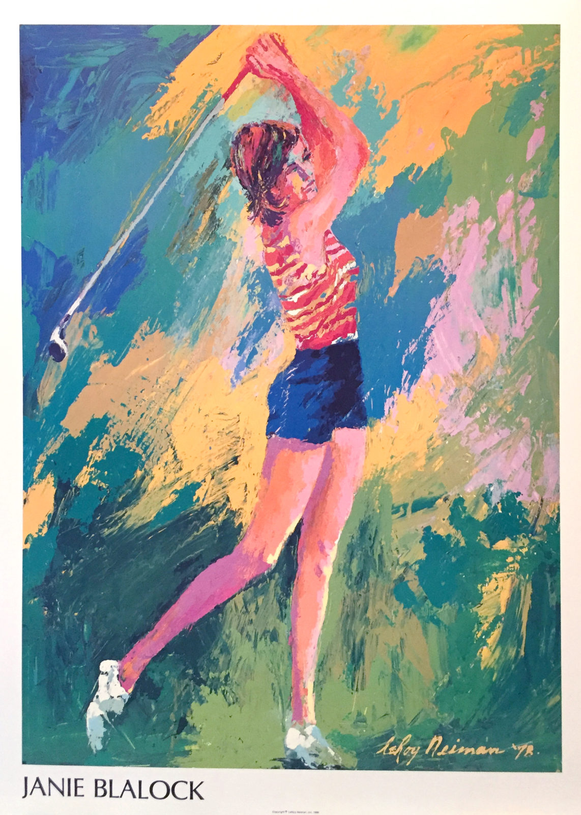 Janie Blalock Golf poster
