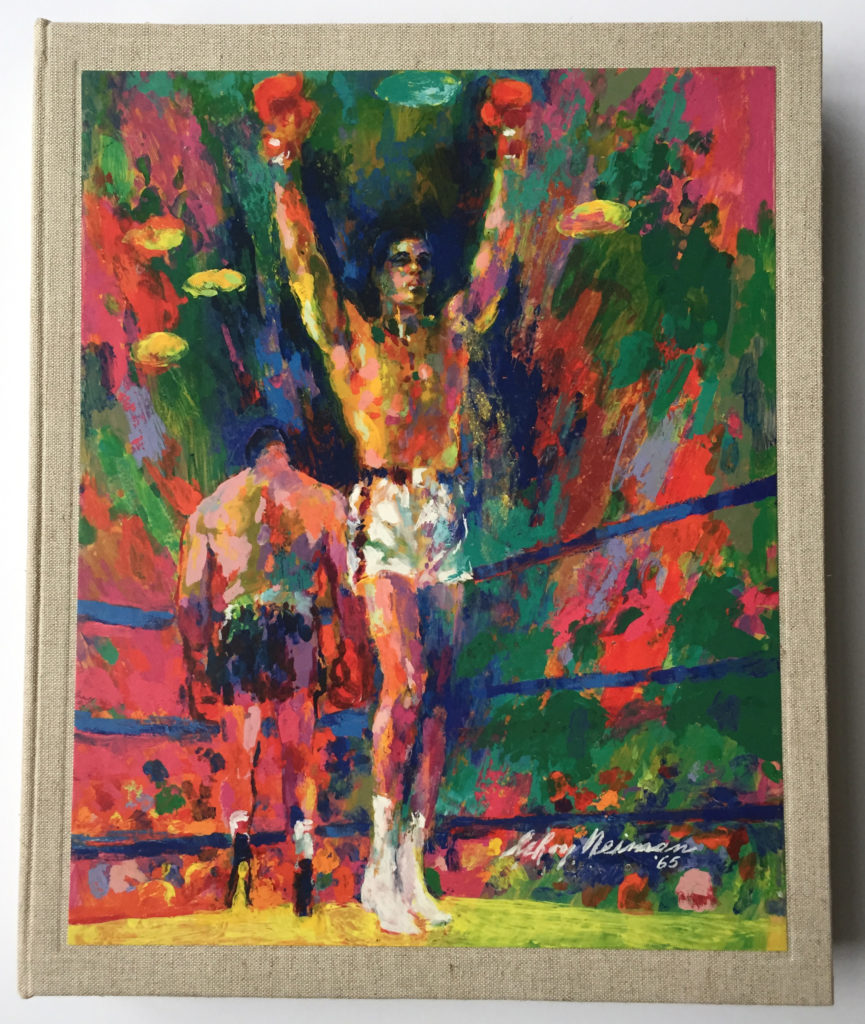 Cover of LeRoy Neiman Sketch book: 1964 Liston vs. Clay, 1965 Ali vs. Liston book