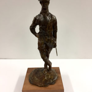 Male Jockey sculpture