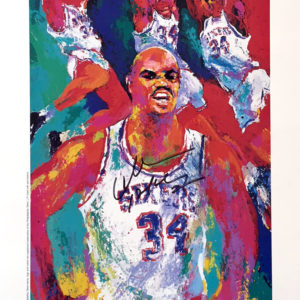 Commemorating the Retirement of Charles Barkley Poster, signed