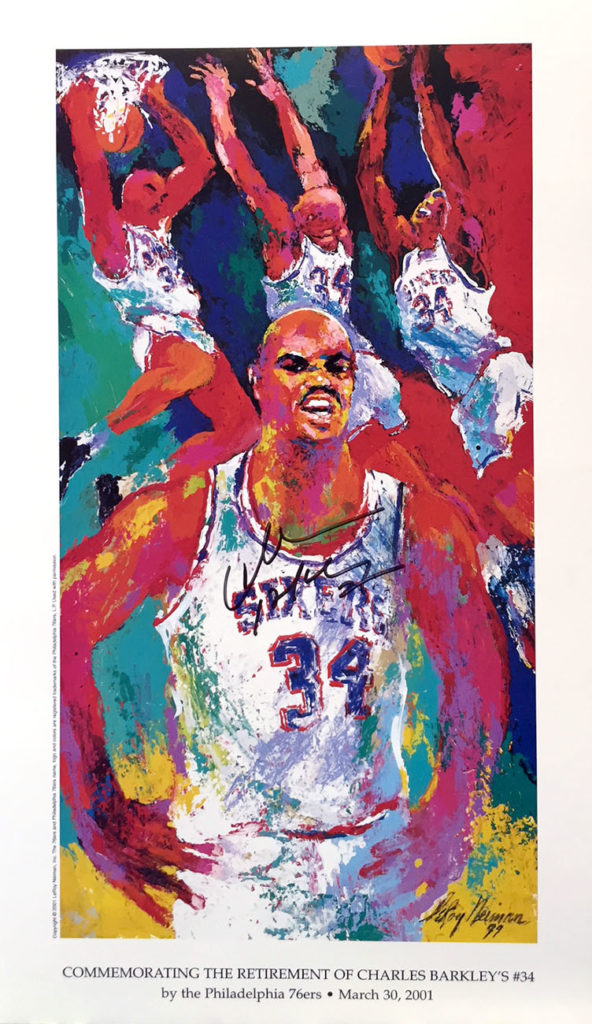 Commemorating the Retirement of Charles Barkley Poster, signed
