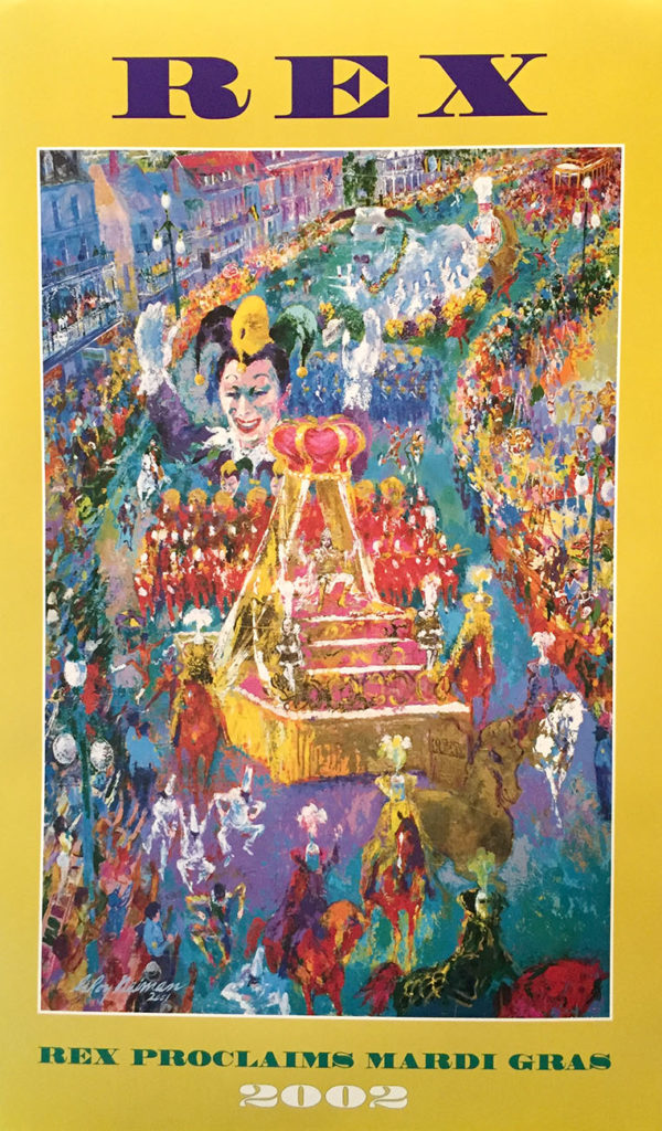 Rex Proclaims Mardi Gras poster