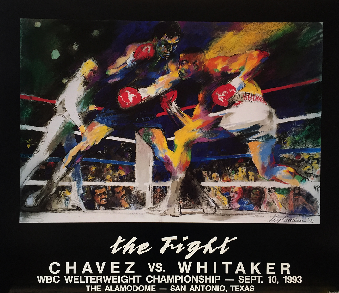 Chavez vs. Whitaker poster