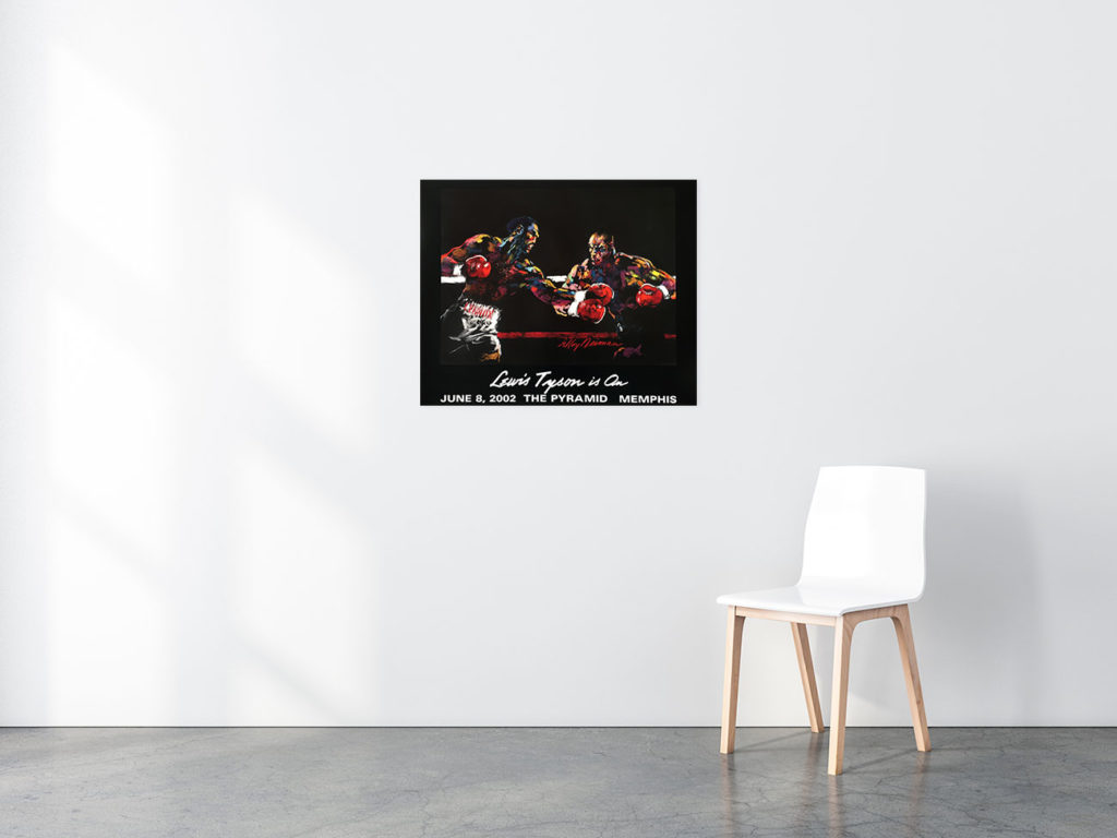 Lewis vs. Tyson is On poster in situ