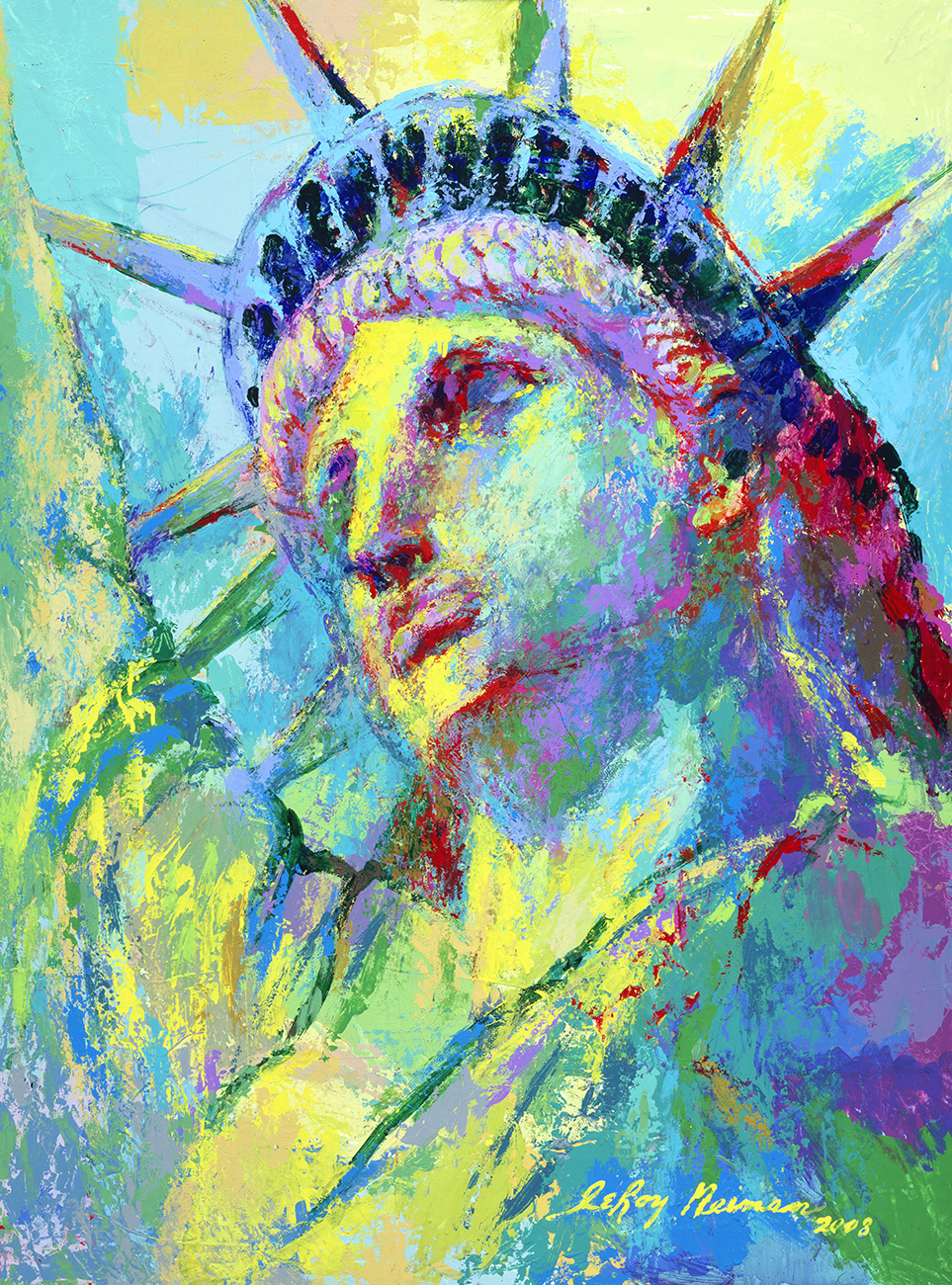 Portrait of Liberty print