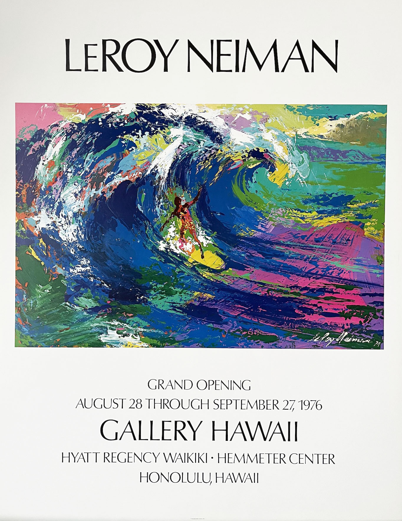 Gallery Hawaii, 1976 – LeRoy Neiman